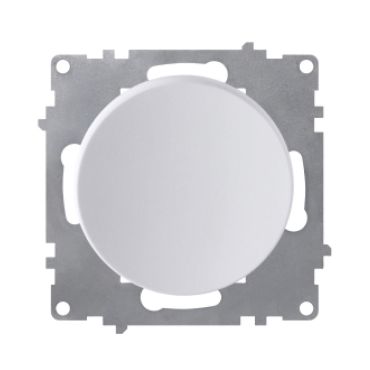 Intermediate switch, screwless terminals, flush-mounted, without frame, white