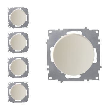 Interrupteur simple allumage (pack de 5)-"Beige 5 piéces"